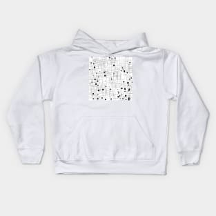 Circuit Maze (2) Kids Hoodie